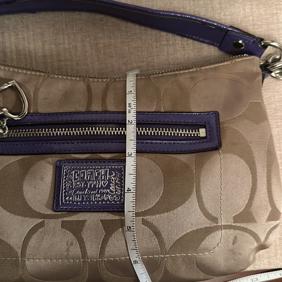 Coach poppy signature crossbody/shoulder bag - Picture 11 of 11